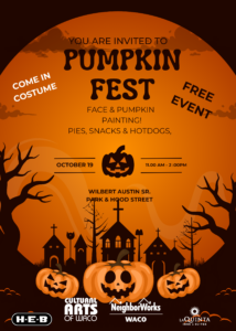 Orange And Black Simple Halloween Party Poster